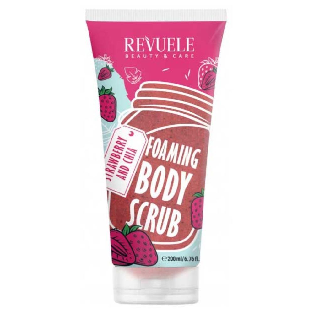 Revuele - Strawberry & Chia Foaming Body Scrub 200ml