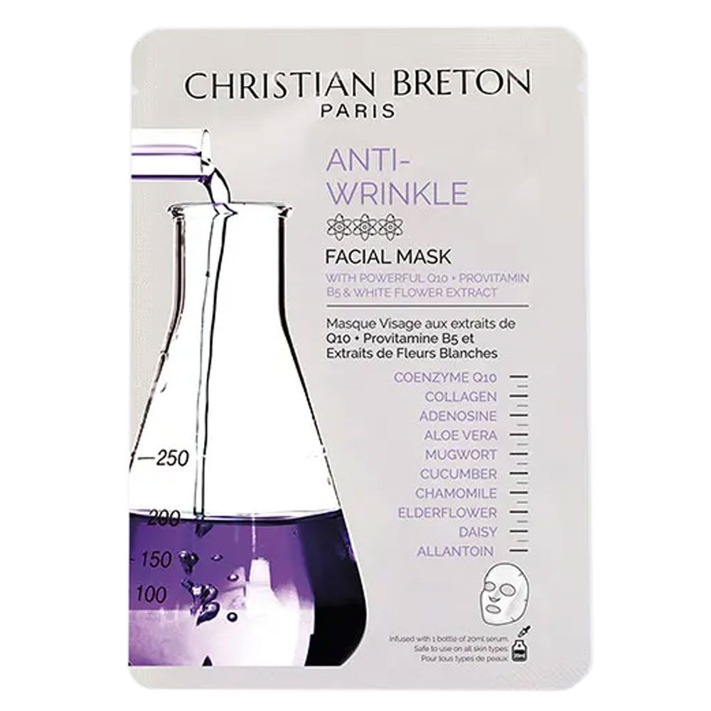 Christian Breton Paris - Anti-Wrinkle Sheet Face Masks 3'S