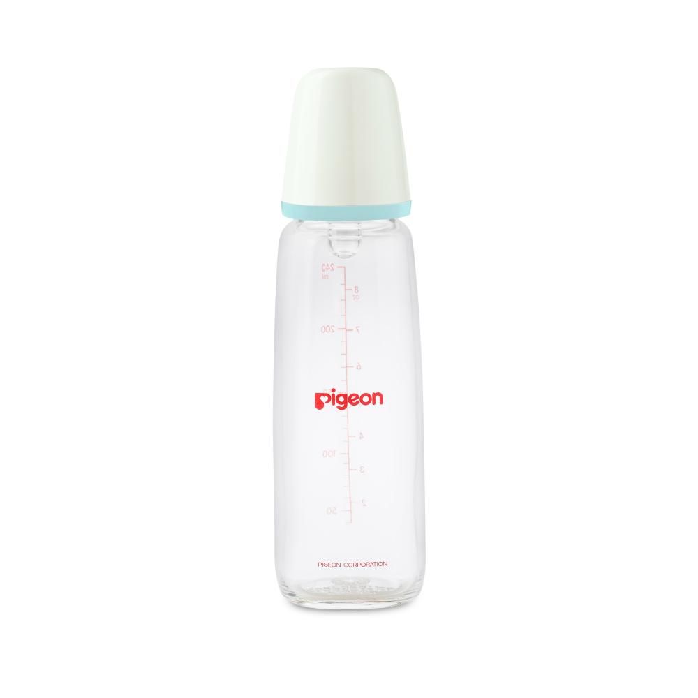 Pigeon - Glass Feeding Bottle K-8 240ml - Blue