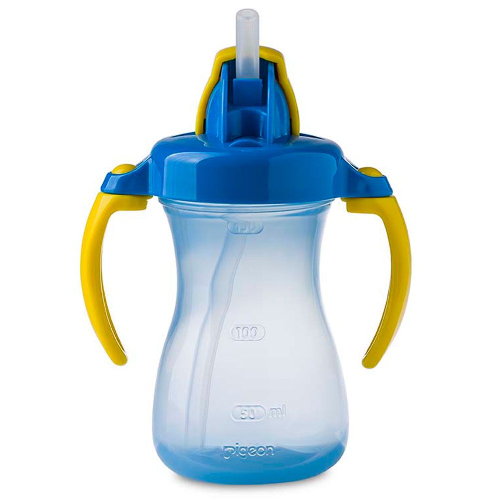 Pigeon - Petite Straw Bottle Hanging Type 150ml - Blue