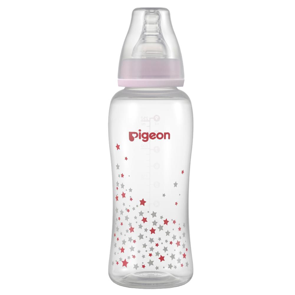 Pigeon - Flexible Streamline Plastic Bottle - 250ml - Pink