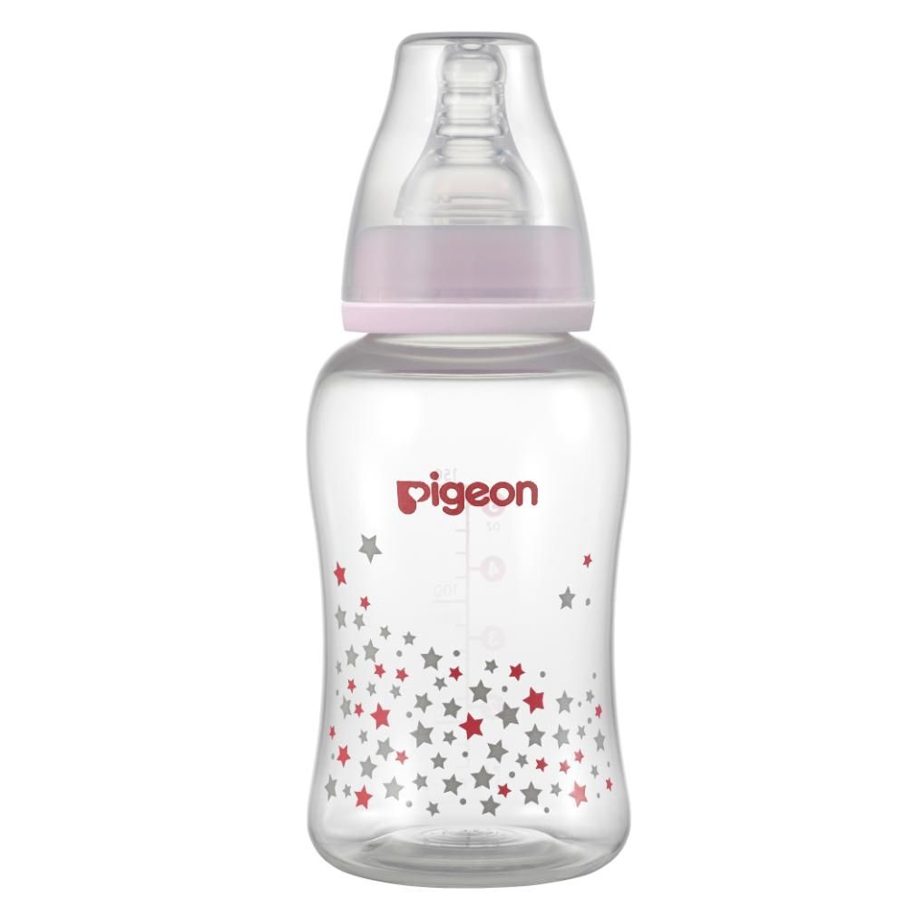 Pigeon - Flexible Streamline Plastic Bottle - 150ml - Pink