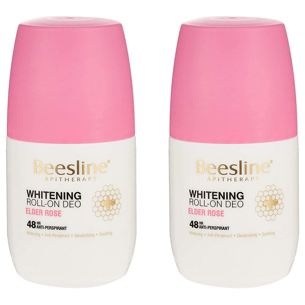 Beesline - Elder Rose Whitening Roll-On Deo - 50 ml - 2pcs