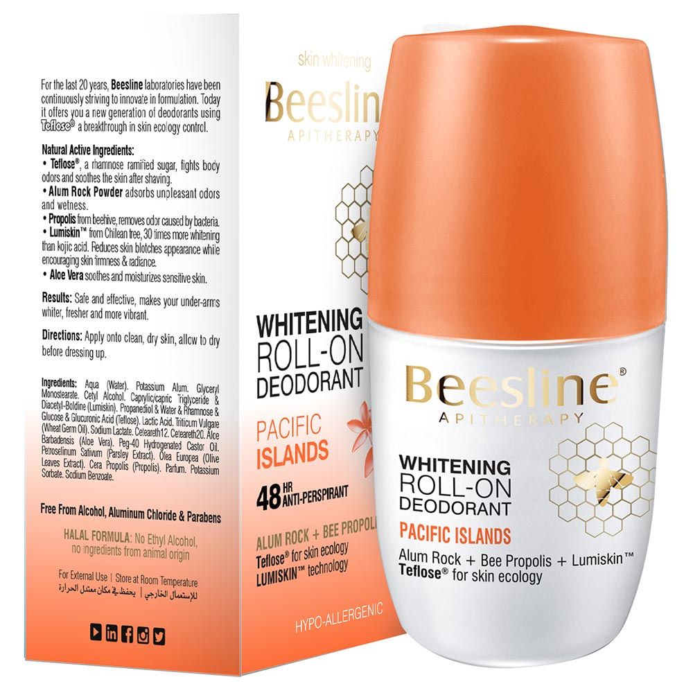 Beesline Whitening Roll-On Deo Pacific Islands 50ml