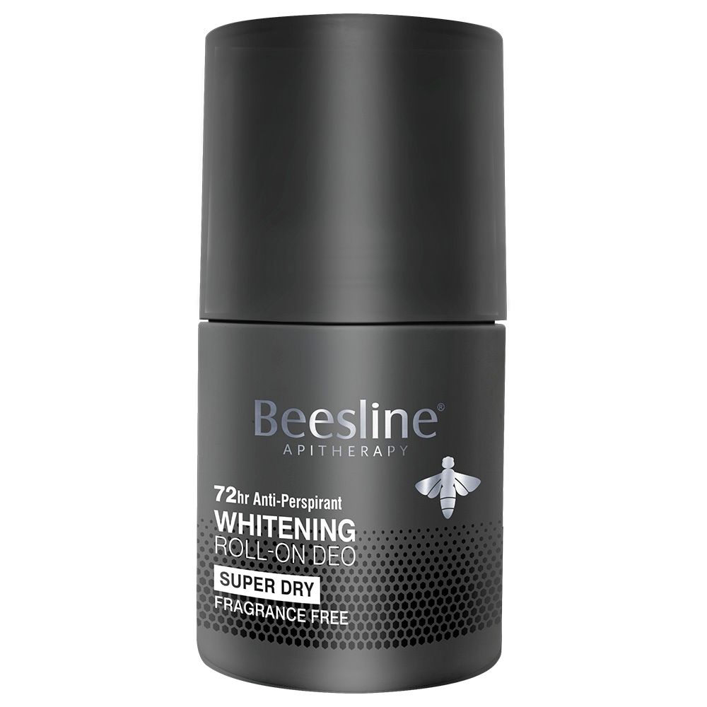 Beesline - Men Whitening Roll-On Deodorant Super Dry Fragrance Free - 50ml