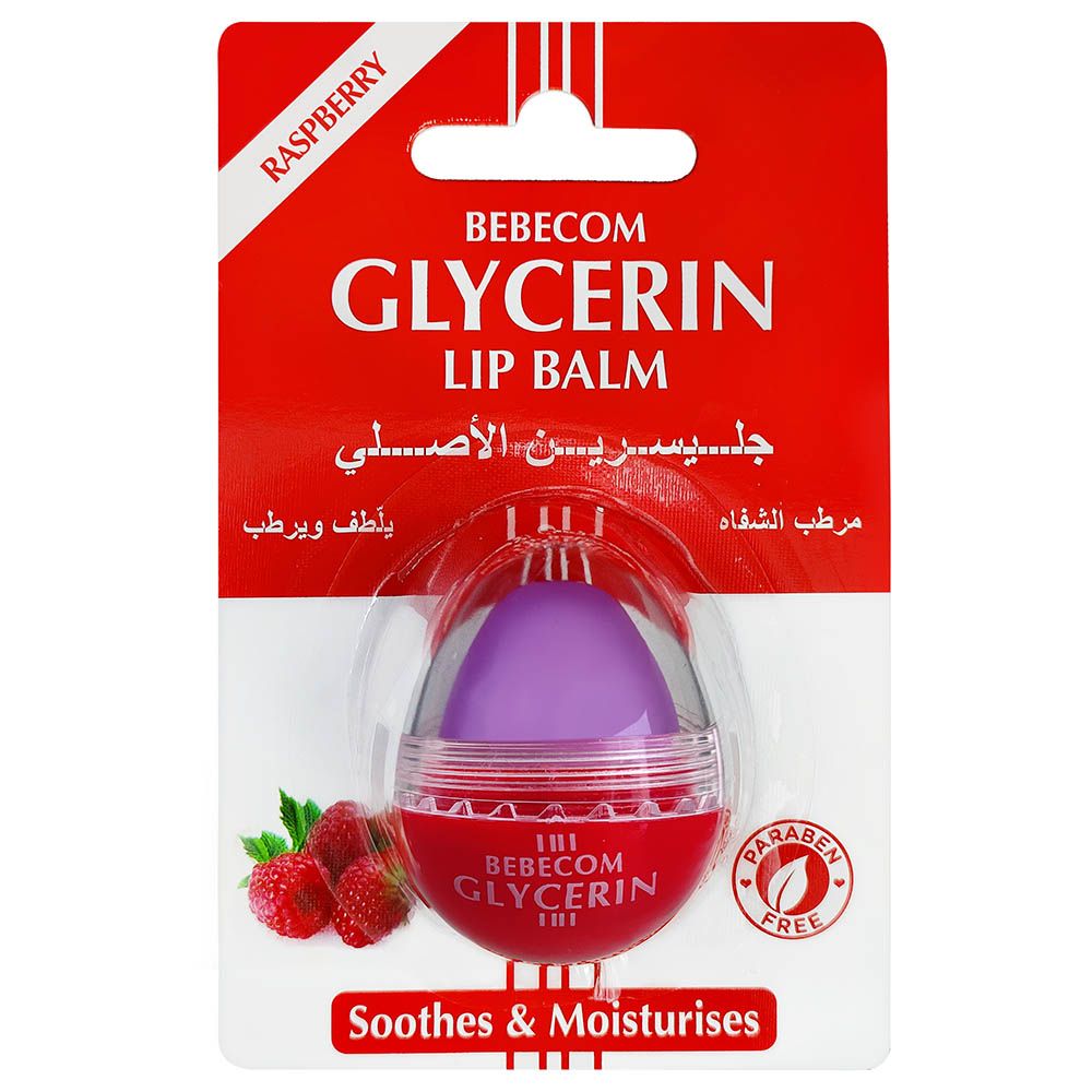 Bebecom - Glycerine Lip Balm - Raspberry - 10G