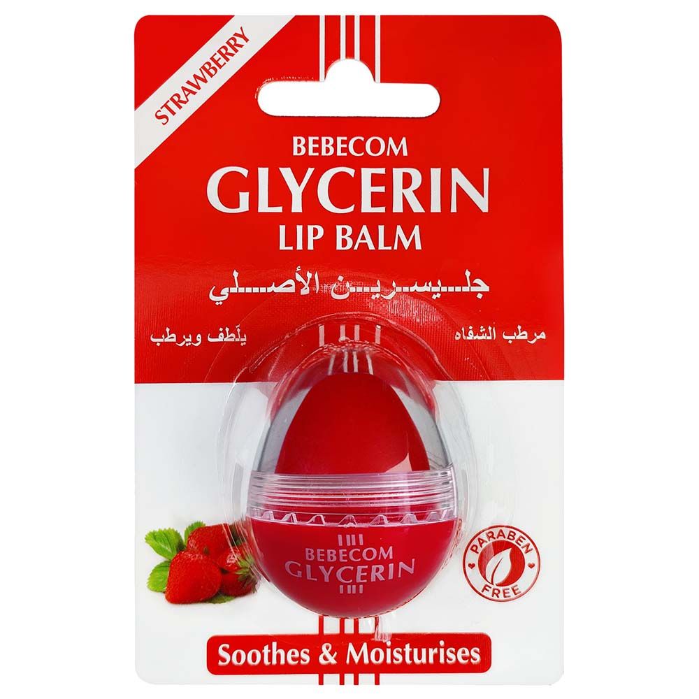 Bebecom - Glycerine Lip Balm - Strawberry - 10G