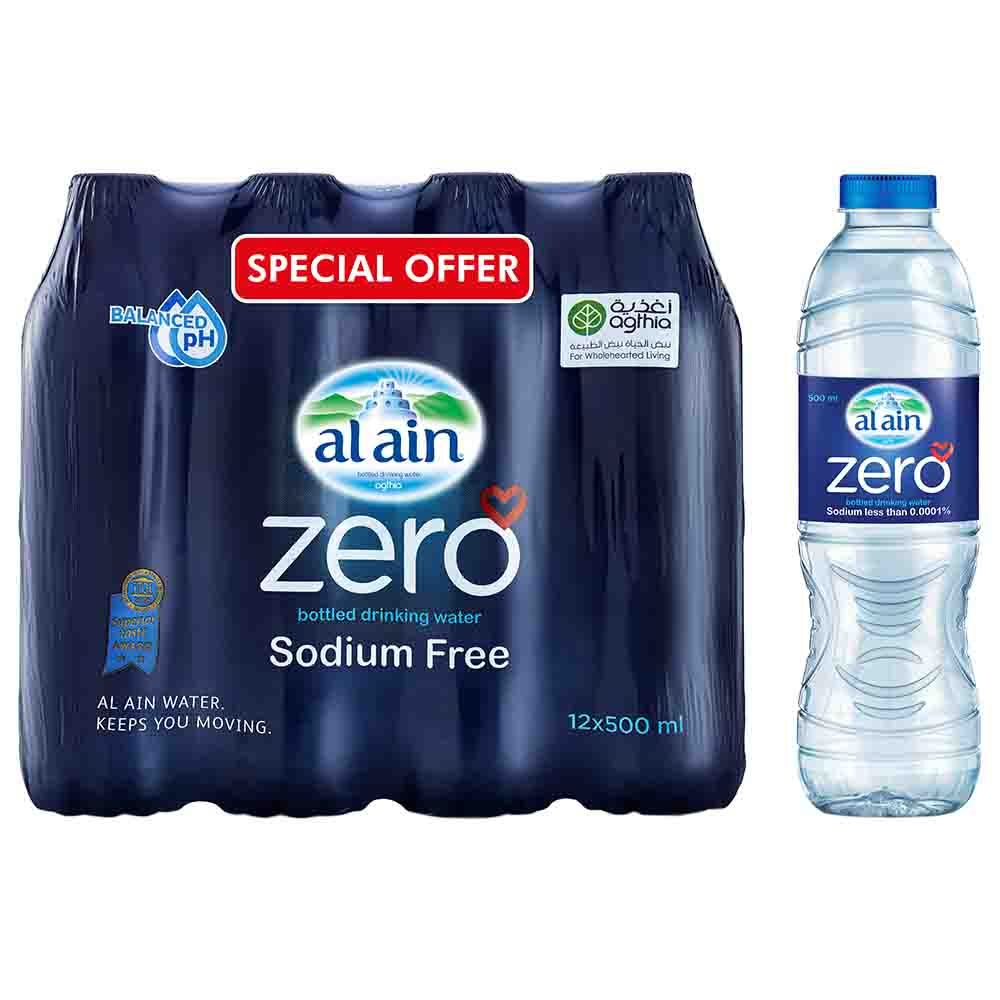 Al Ain - Zero Water 500ml Mega Offer Pack of 12