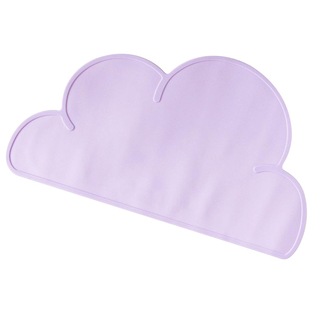 A'ish Home - Kids Cloud Shaped Silicon Placemats - Purple