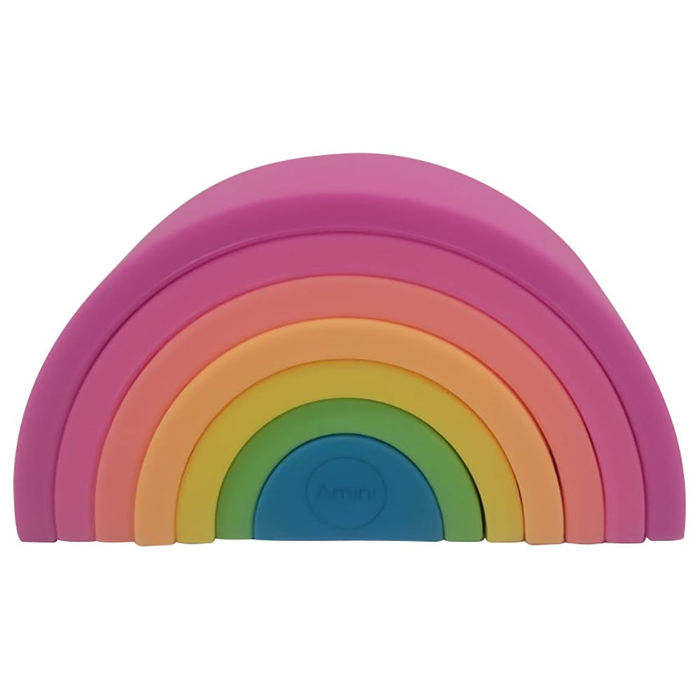 A'ish Home - Kids Amini Rainbow Stackable Toys - Big - Pink