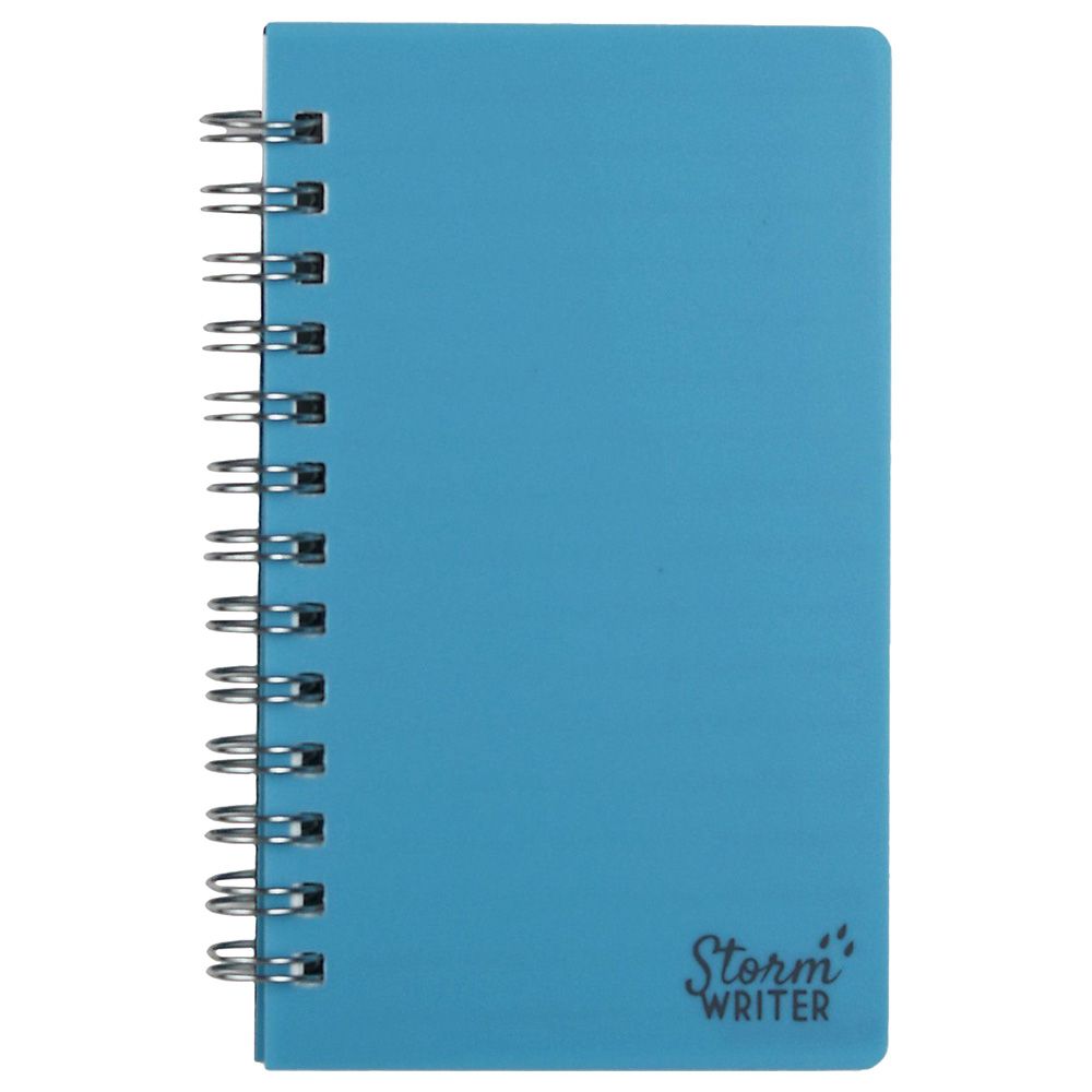 Onyx & Green - Spiral Pocket A7 Notebook 65 Ruled Sheets