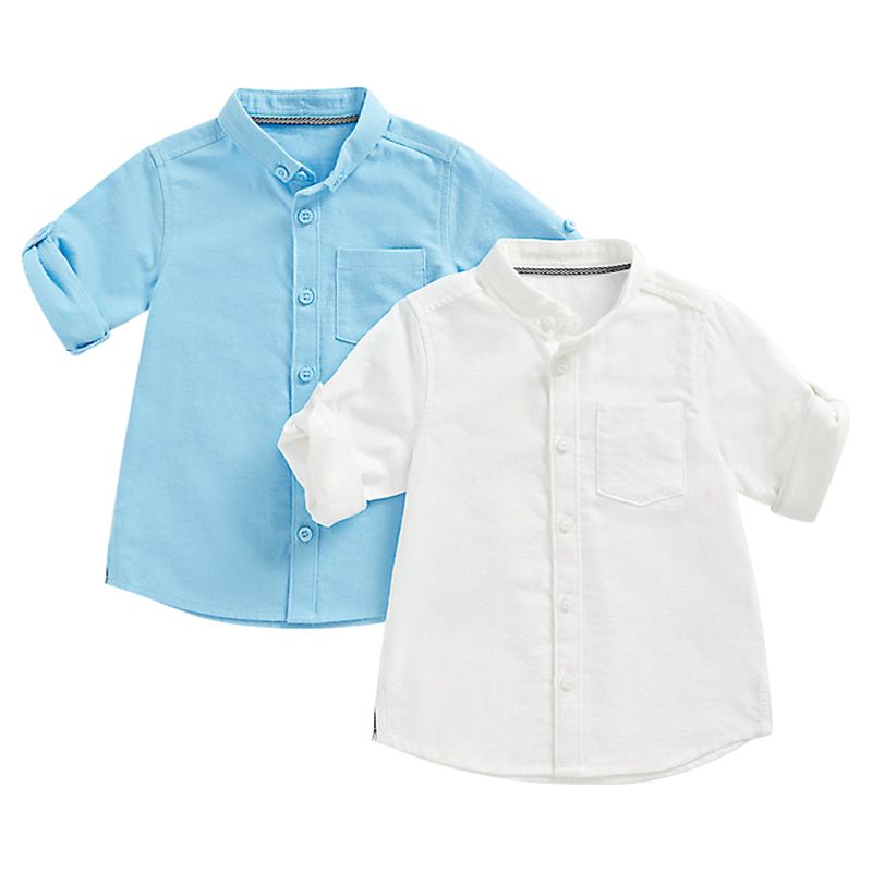 Mothercare - 2pc-Set -Boys Cotton Shirt