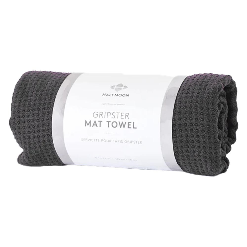 Halfmoon - Gripster Yoga Towel - Charcoal