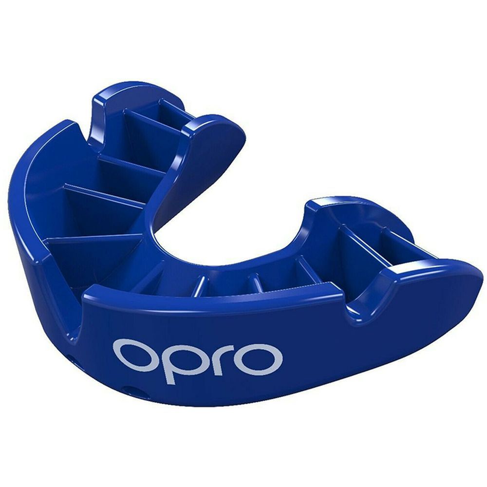 Opro - Self-Fit Bronze Adult Mouthguard - Blue