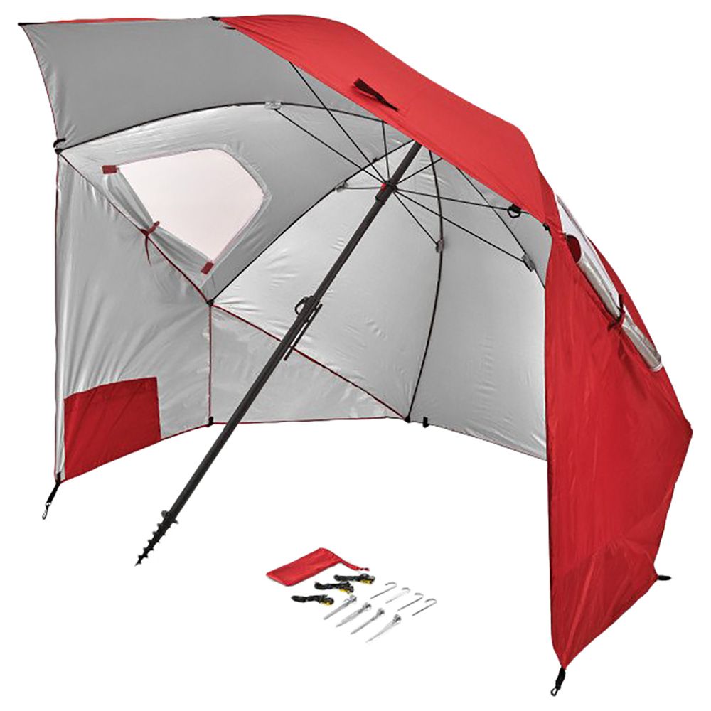 Sklz - Sport-Brella Premier Umbrella Xl 9 Feet - Red