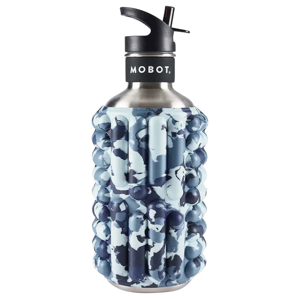 Mobot - Big Bertha Foam Roller Water Bottle - 1.18L - Marine Camo