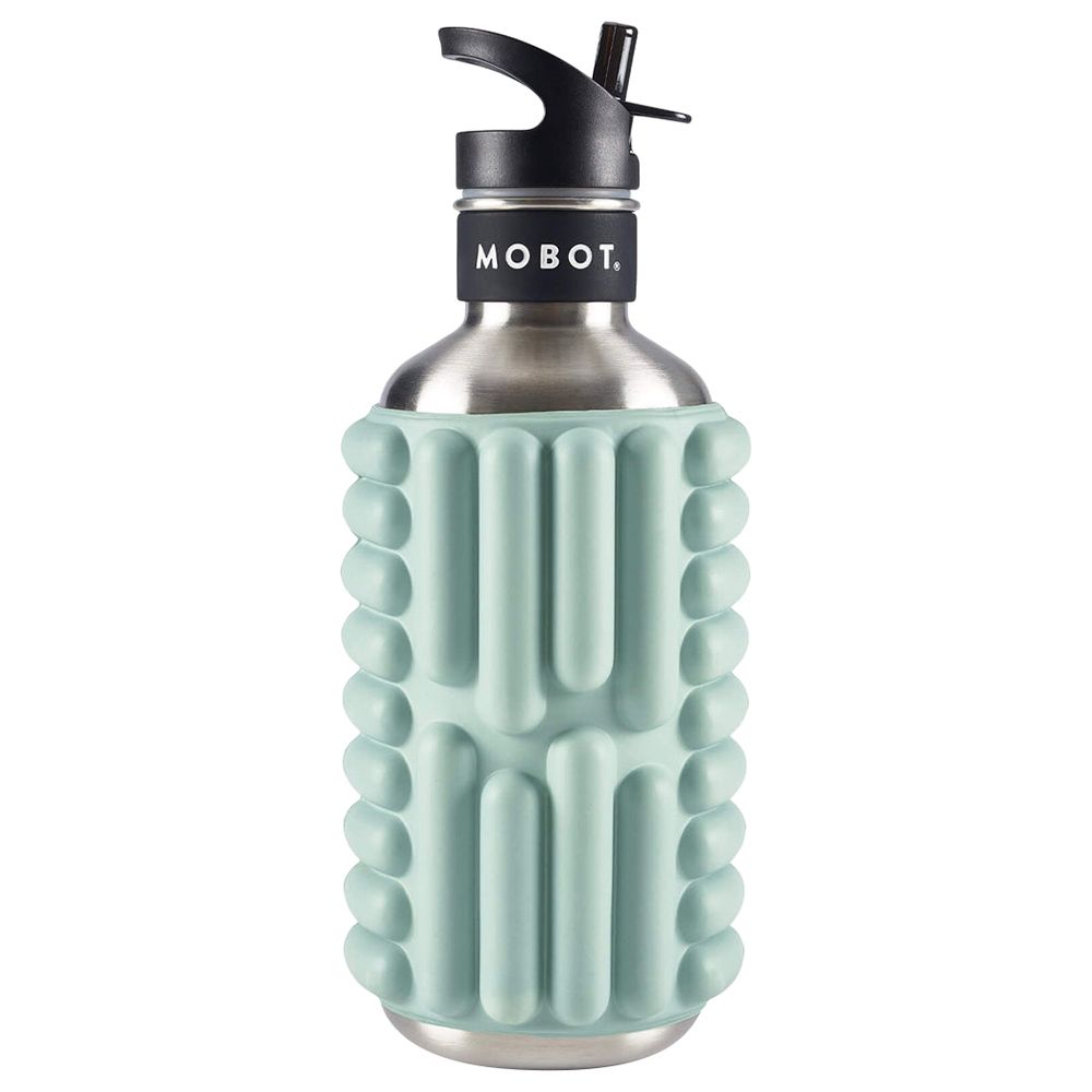 Mobot - Big Bertha Foam Roller Water Bottle - 1.18L - Sky Blue