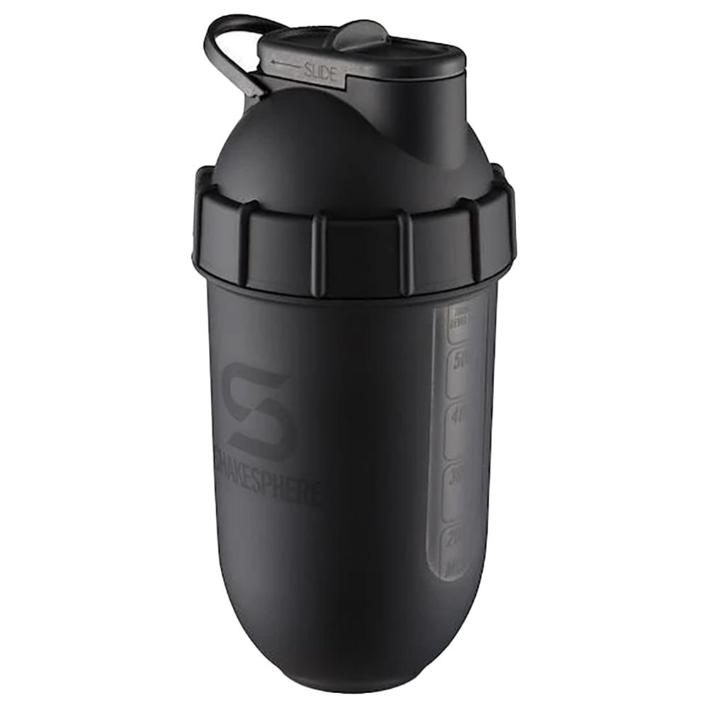 Shakesphere - Tumbler View w/ Clear Window - 727.5ml - Matte Black/Black