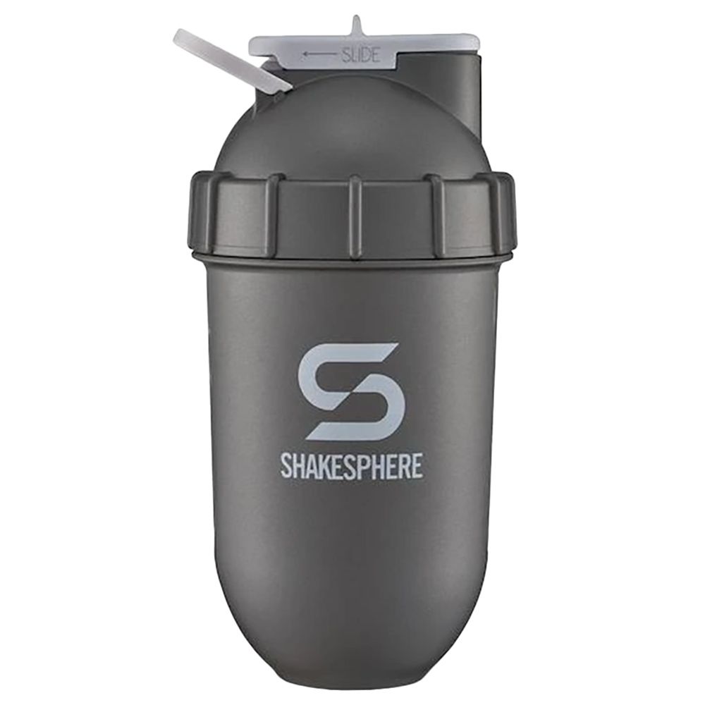 Shakesphere - Tumbler View w/ Clear Window - 727.5ml - Gun Metal/White