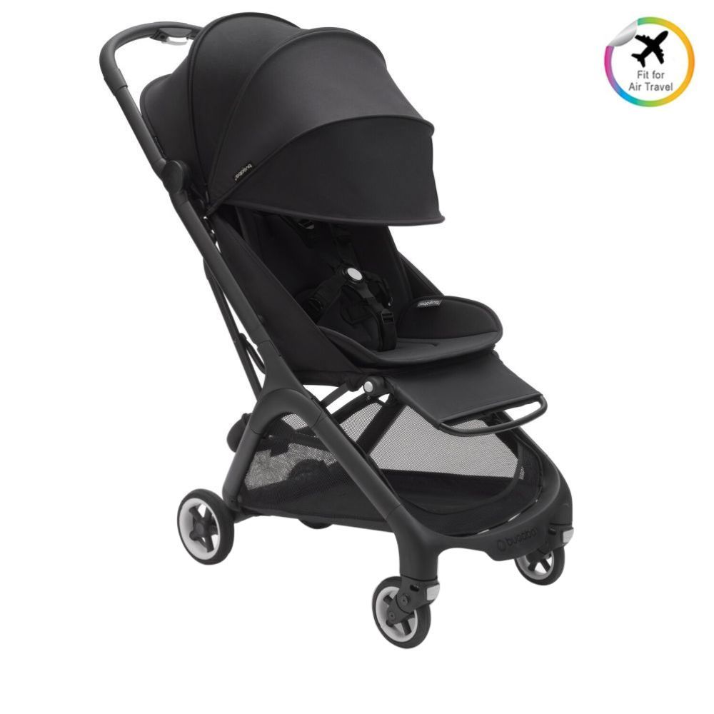 Bugaboo - Butterfly Complete Travel Stroller - Black/Midnight Black