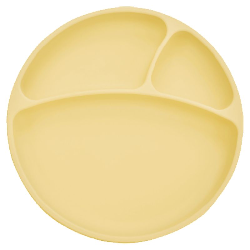 Minikoioi - Silicone Portions Plate - Yellow