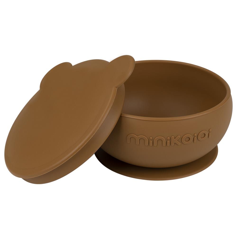 Minikoioi - Silicone Bowly - Woody Brown