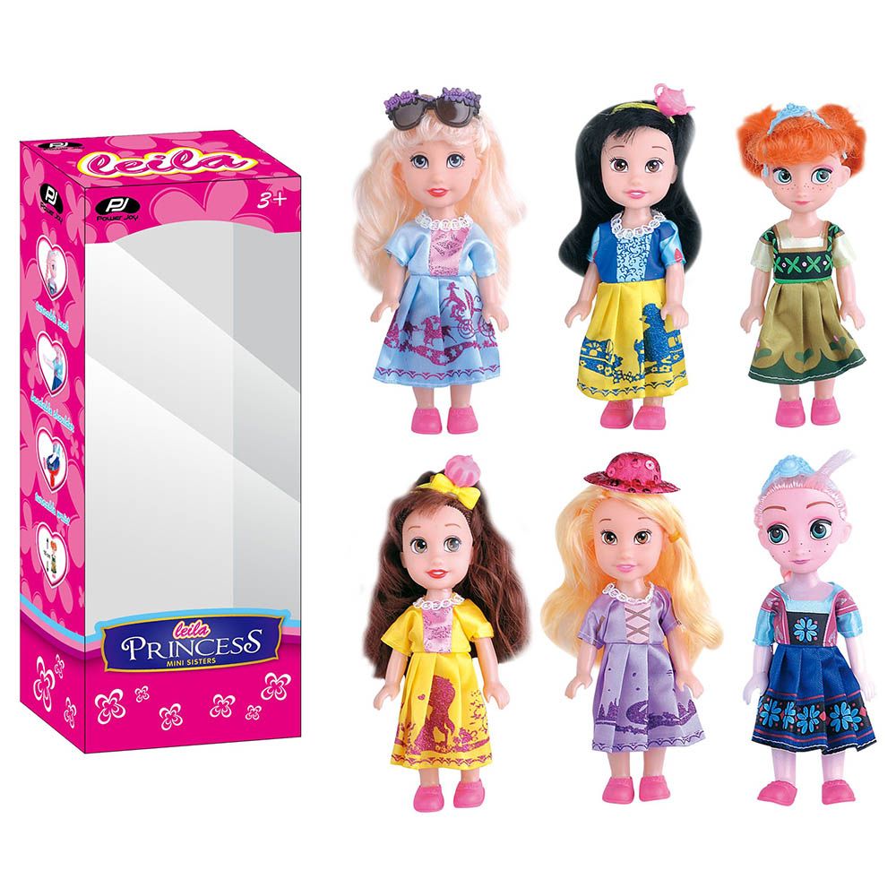 Power Joy - Leila Princess Mini Sisters 16cm - Assorted 1pc