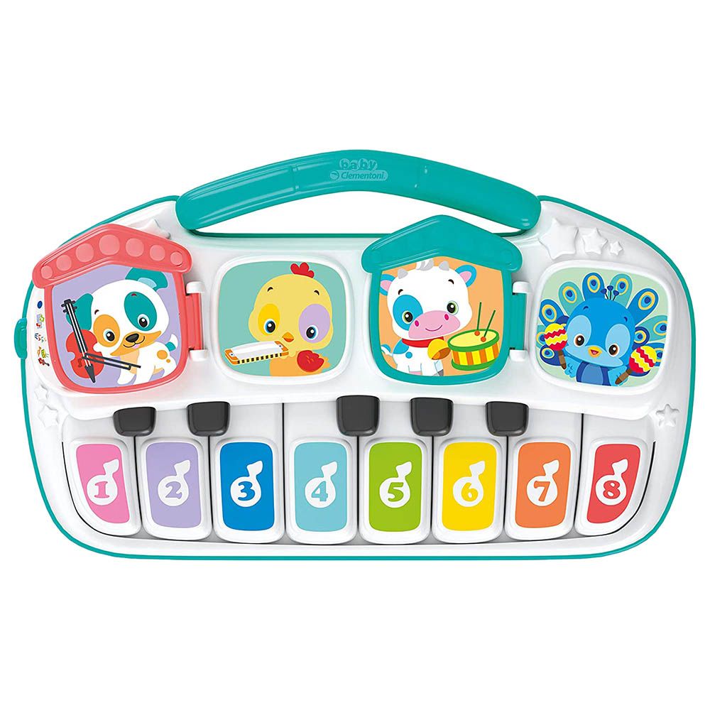 Clementoni - Baby Animal Piano Battery Operated 