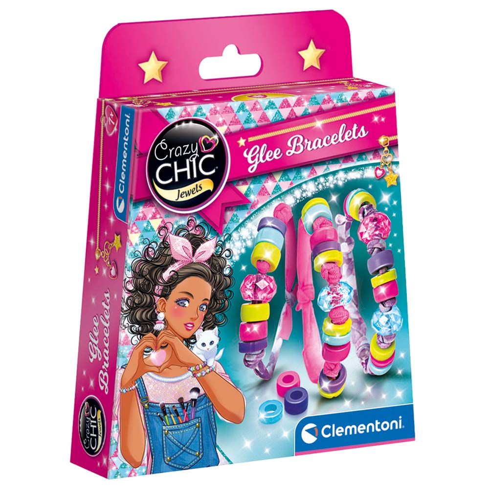 Clementoni - Crazy Chic Bracelets Glee Kit