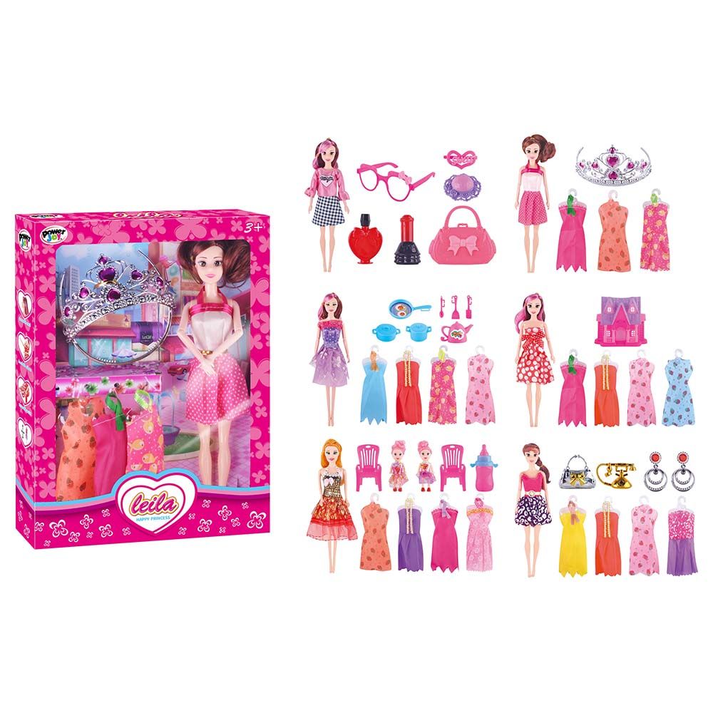 Power Joy - Happy Princess Fashion Doll - Assorted 1 pc