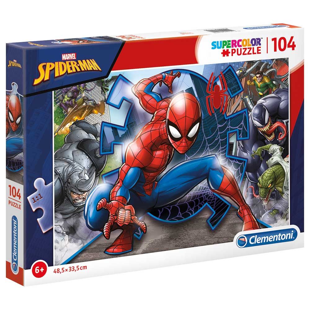 Clementoni - Spiderman Jigsaw Puzzle - 104pcs