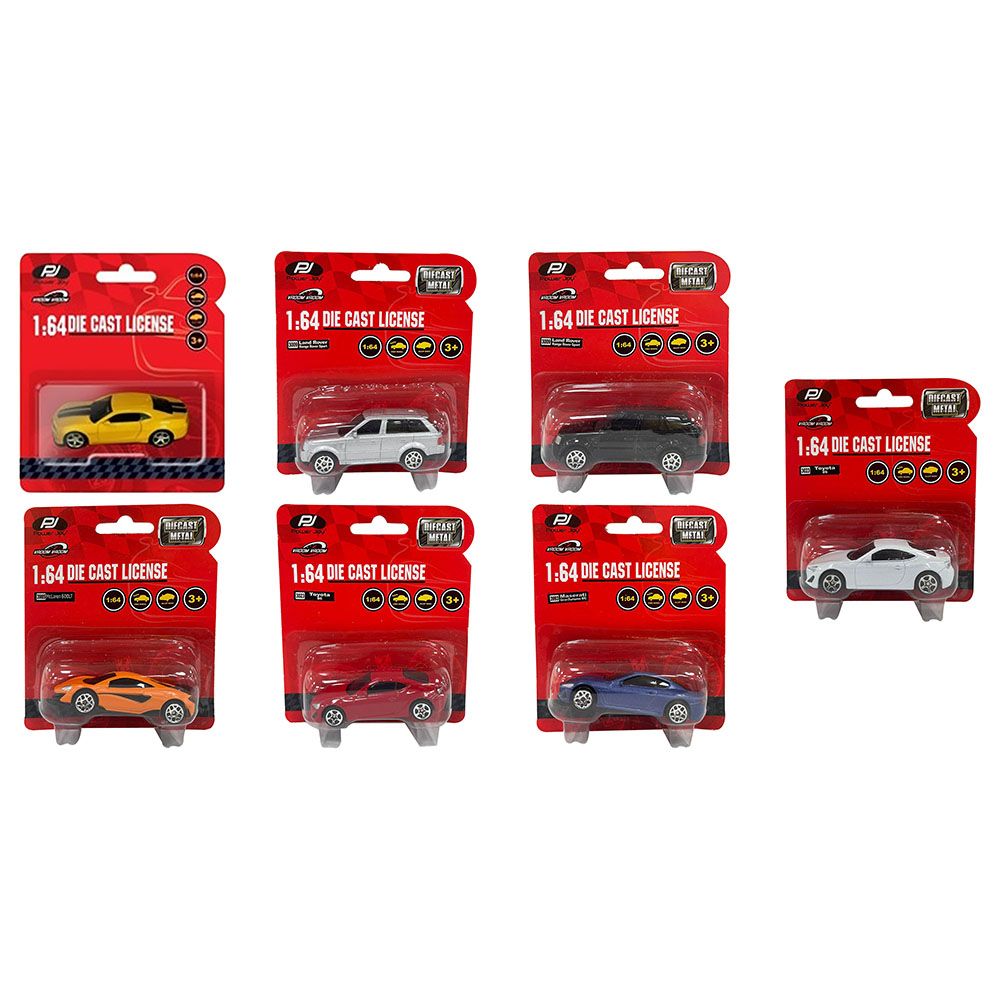 Power Joy - Vroom Diecast Unif Licensed Car 12A - Assorted 1pc