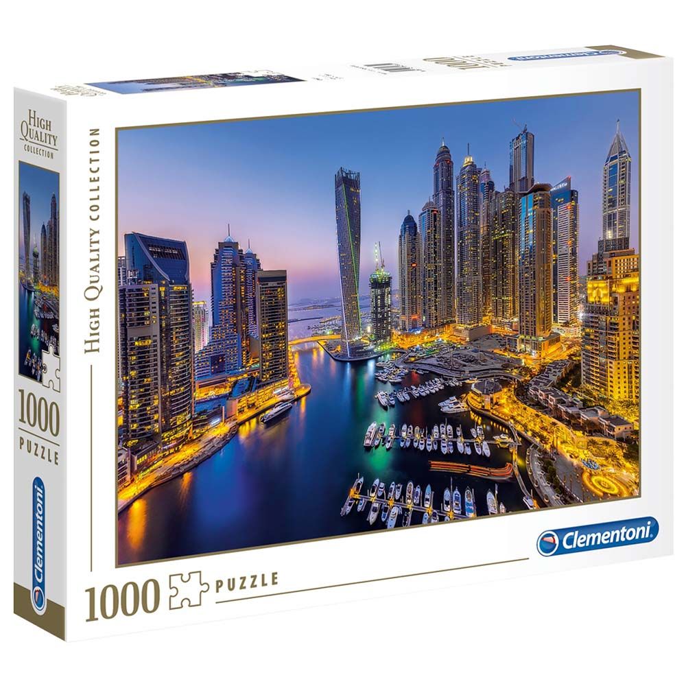 Clementoni - Puzzle HQC Dubai 1000Pcs-Set