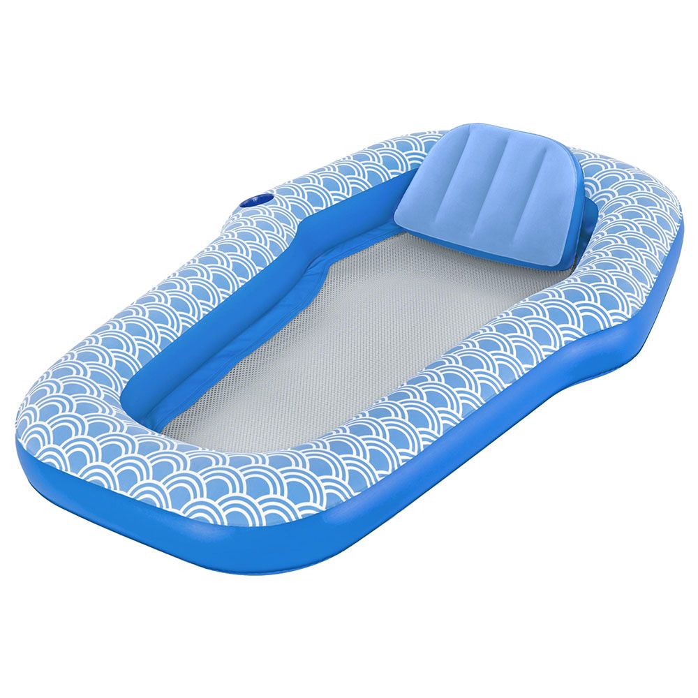 Bestway - Comfort Plush Lounge - Inflatable Pool Float - Blue