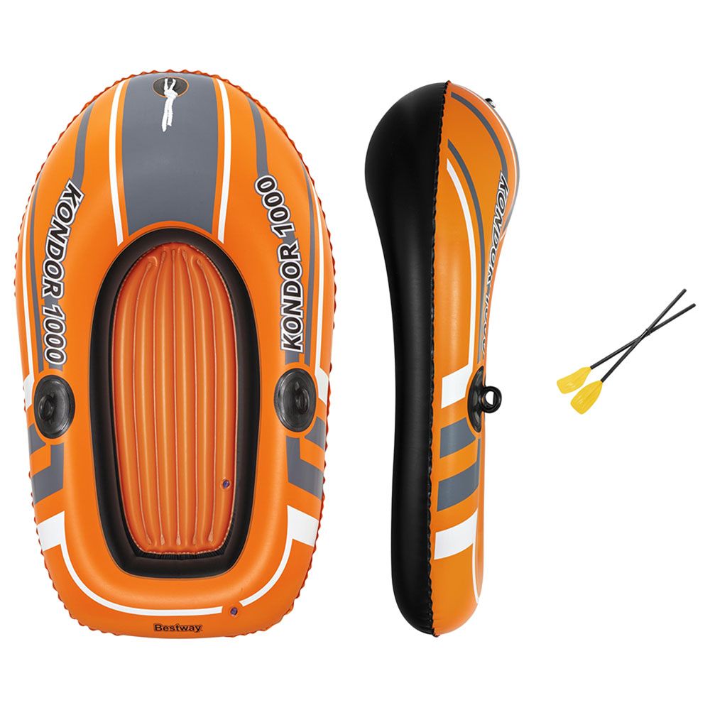 Bestway - Boat Kondor 1000 Set 155x97cm - Orange