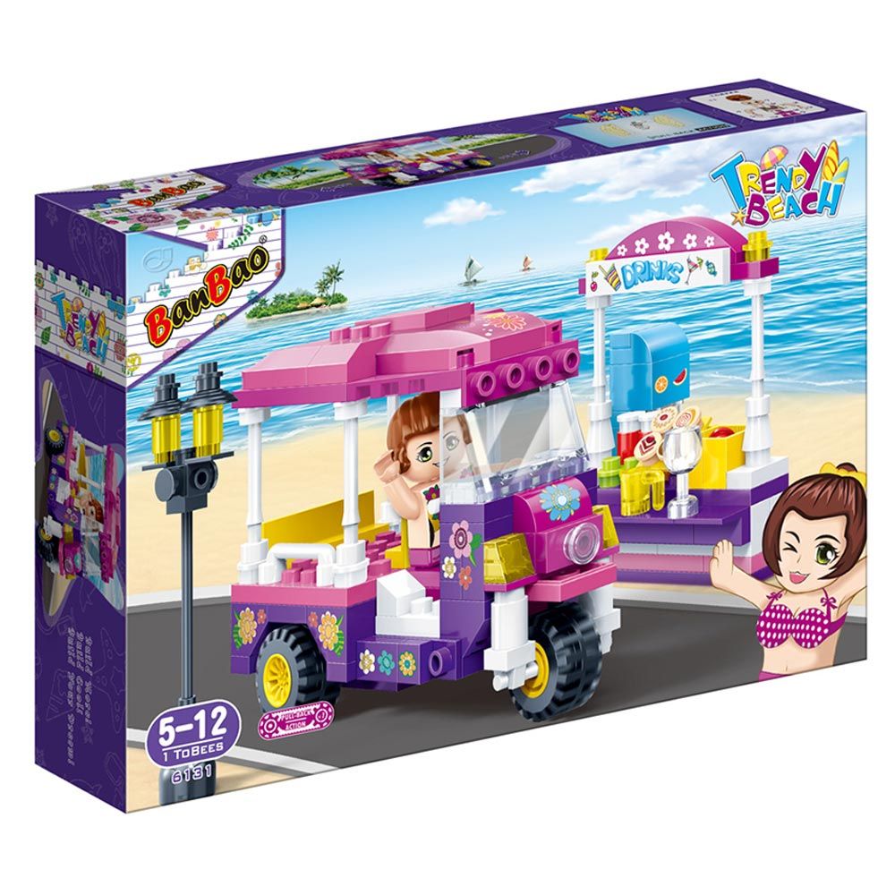 Banbao - Trendy Beach Building Set 168pcs