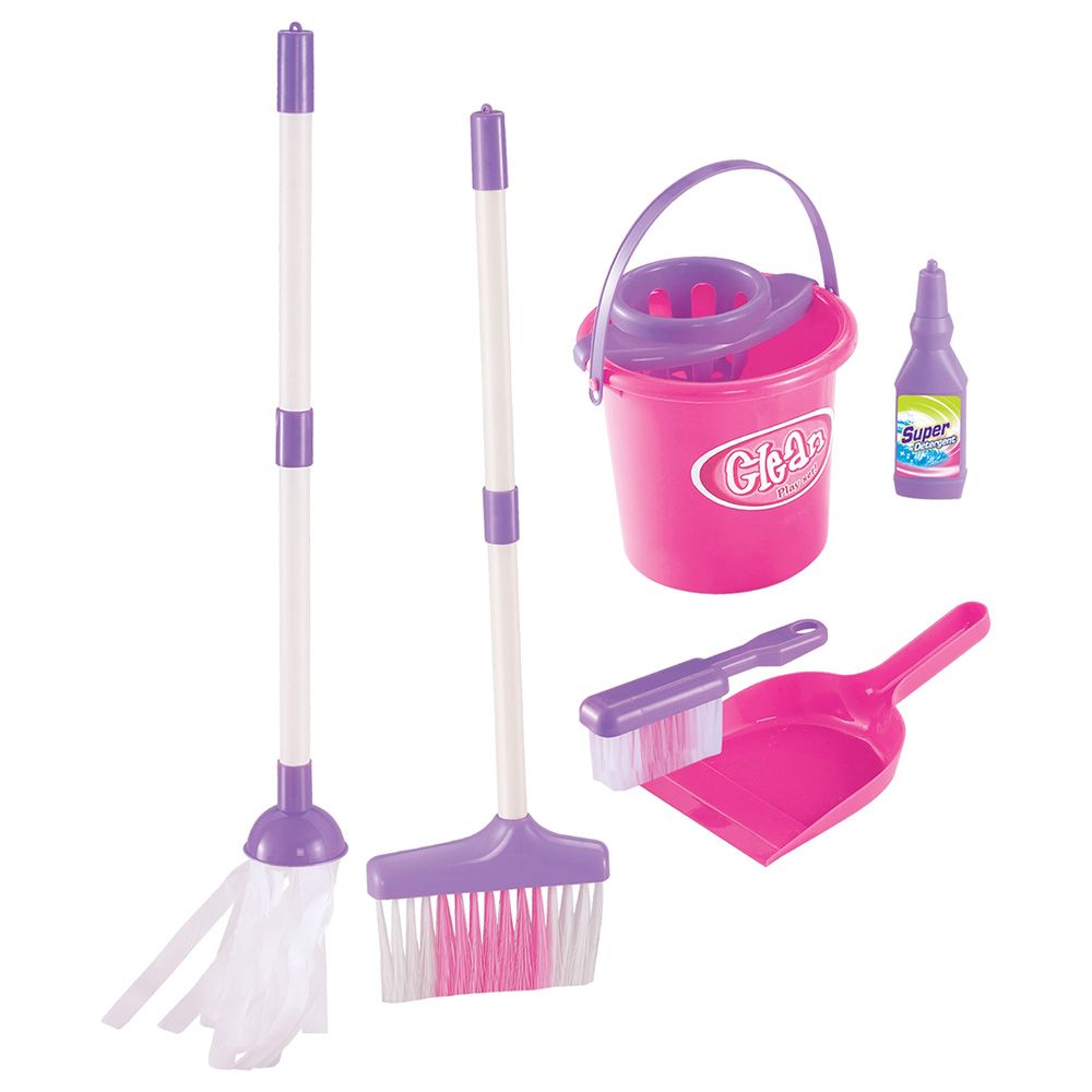 Power Joy - Yumyum Cleaning Play Set - Pink