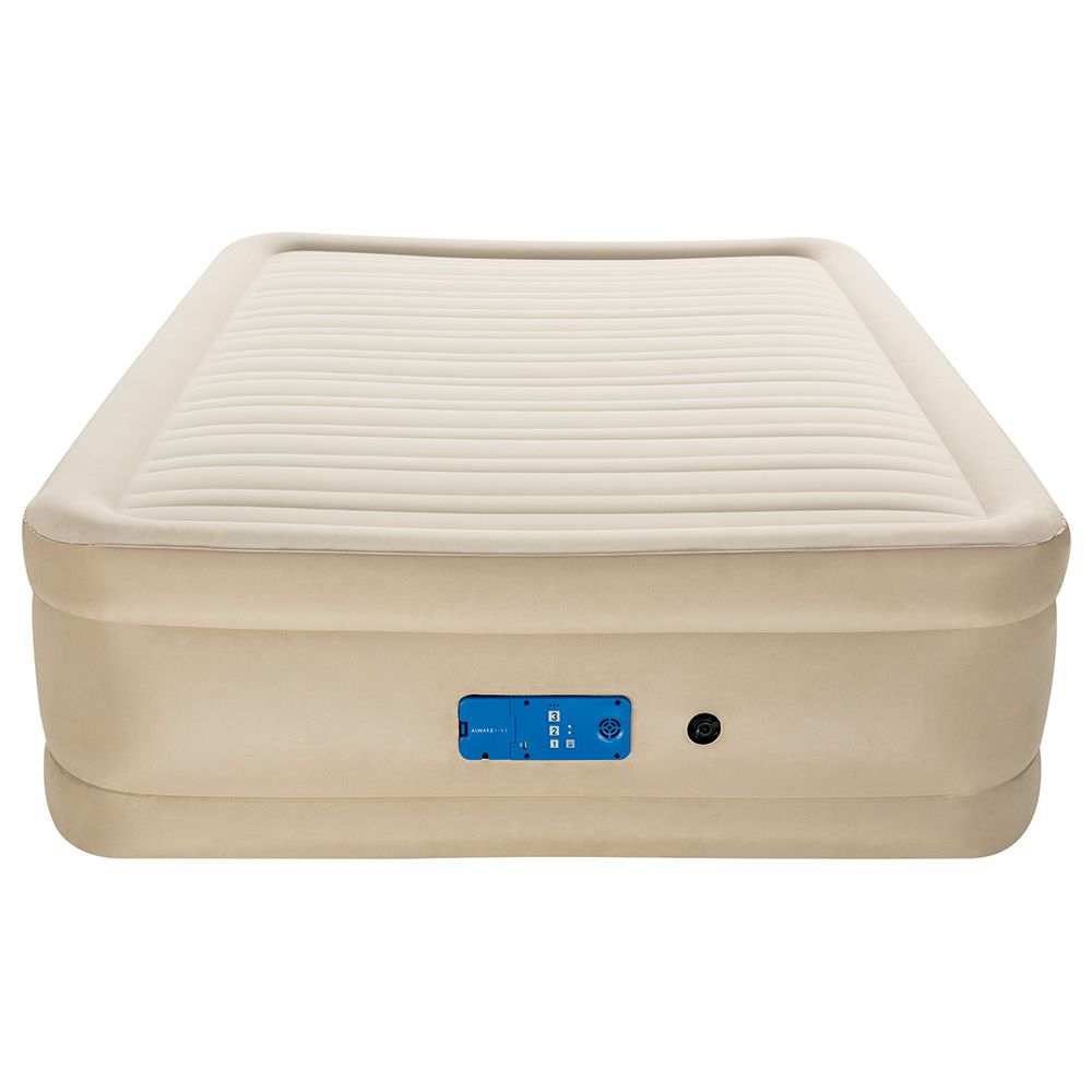 Bestway - Airbed Queen W/AC Pump 203 x 152 x 51 cms - Cream