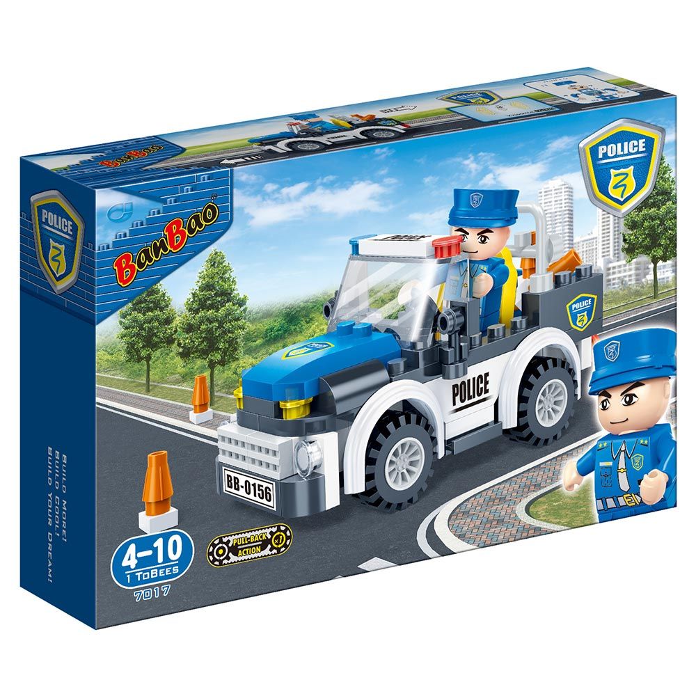 Banbao - Police Series - Police Car (100 pieces)