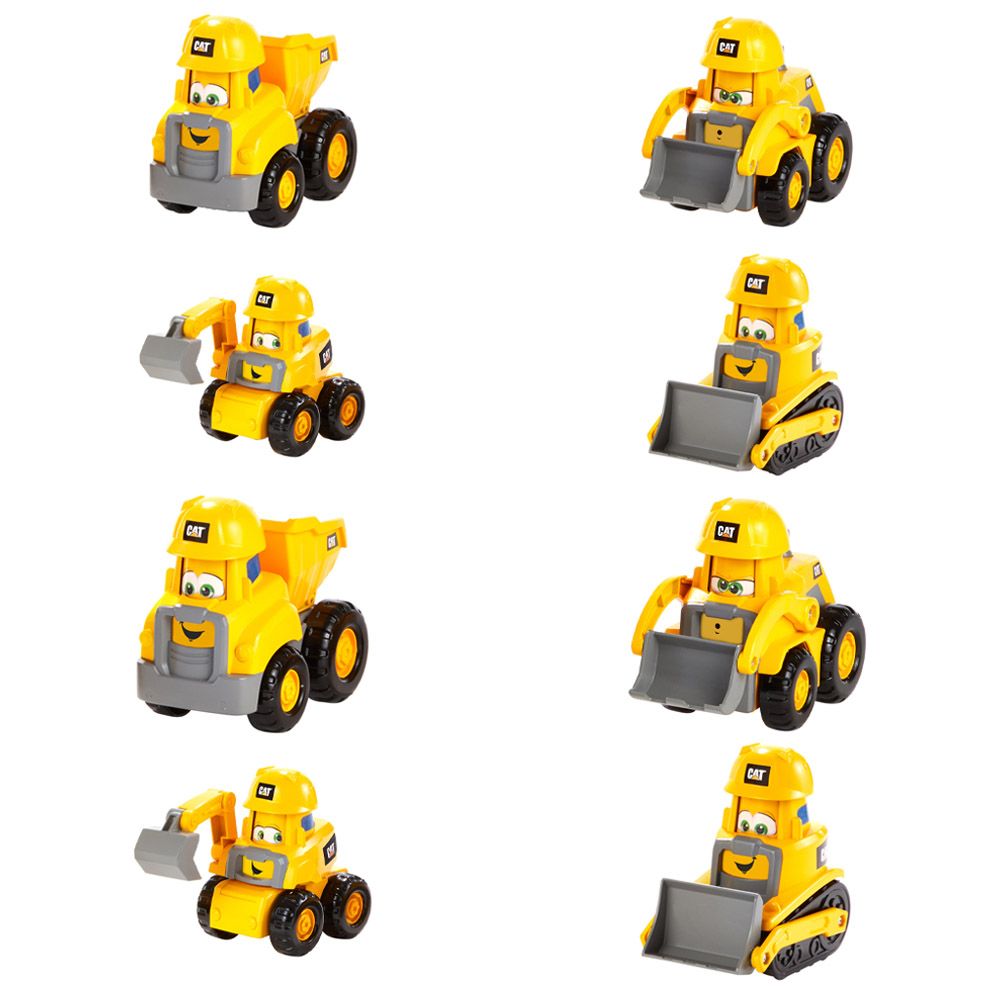 Cat - L&S Construction Pals 7In 1pc - Assorted