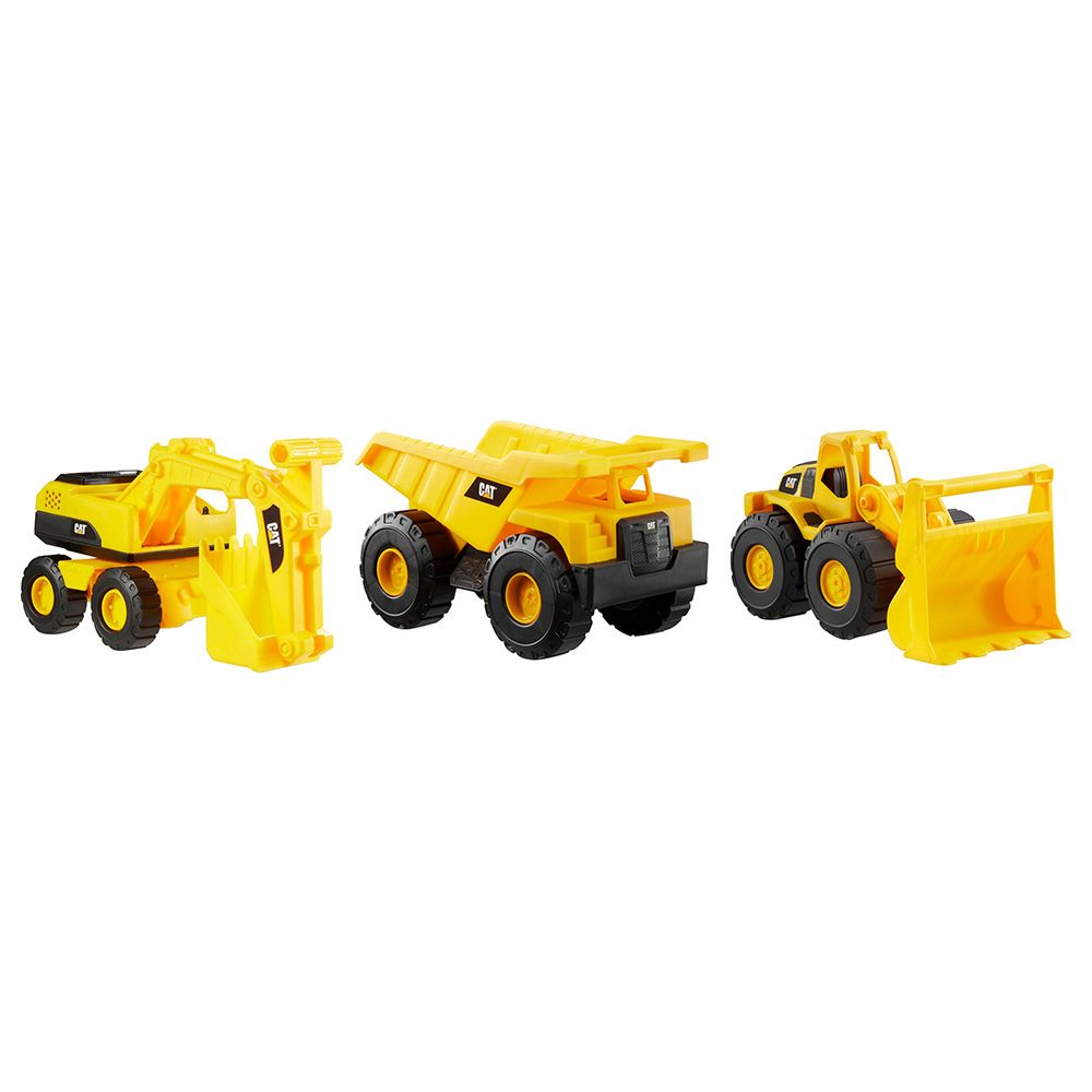 Cat - 7" Mini Crew - 3 Utility Vehicles