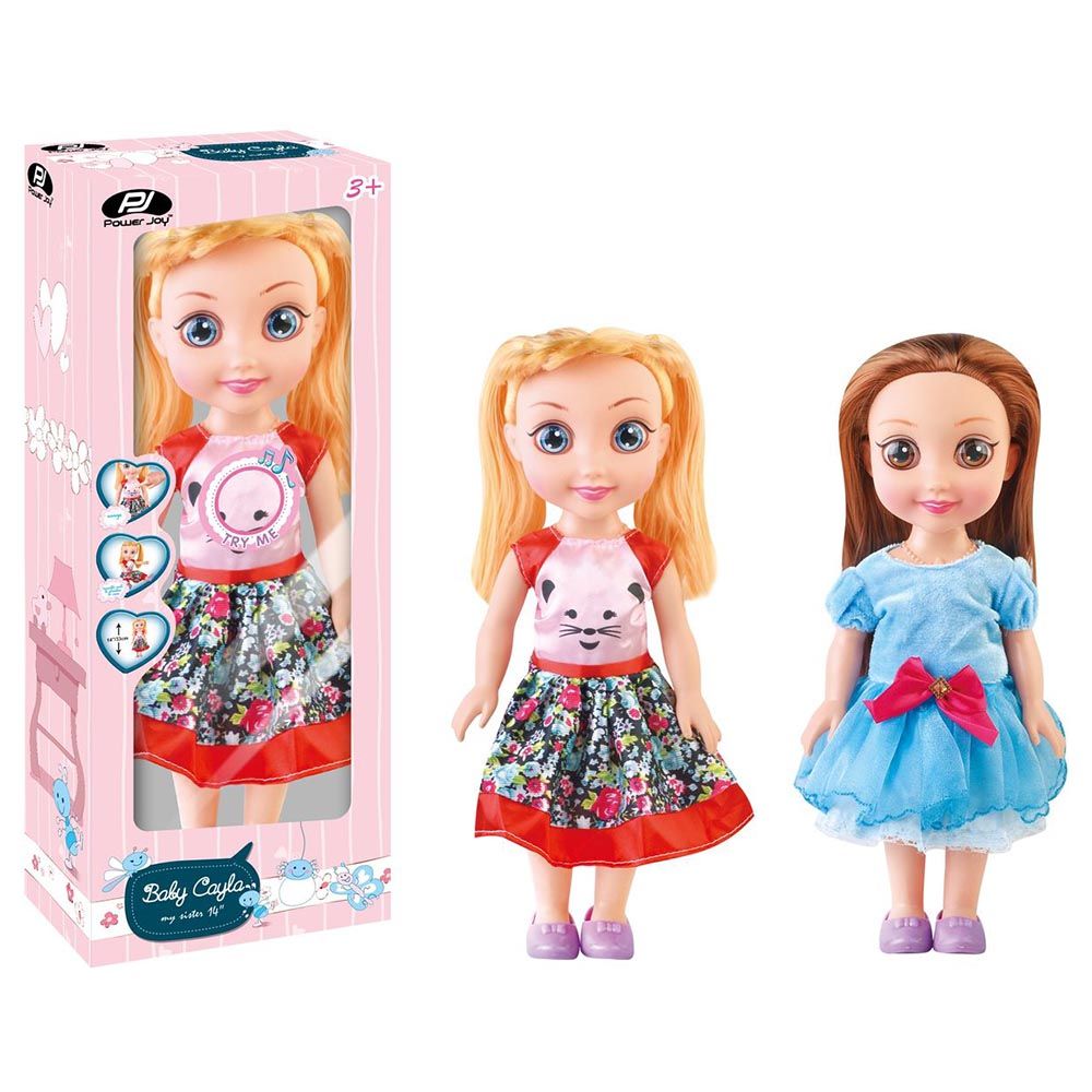 Power Joy - Baby Cayla My Sister 35cm 1pc - Assorted