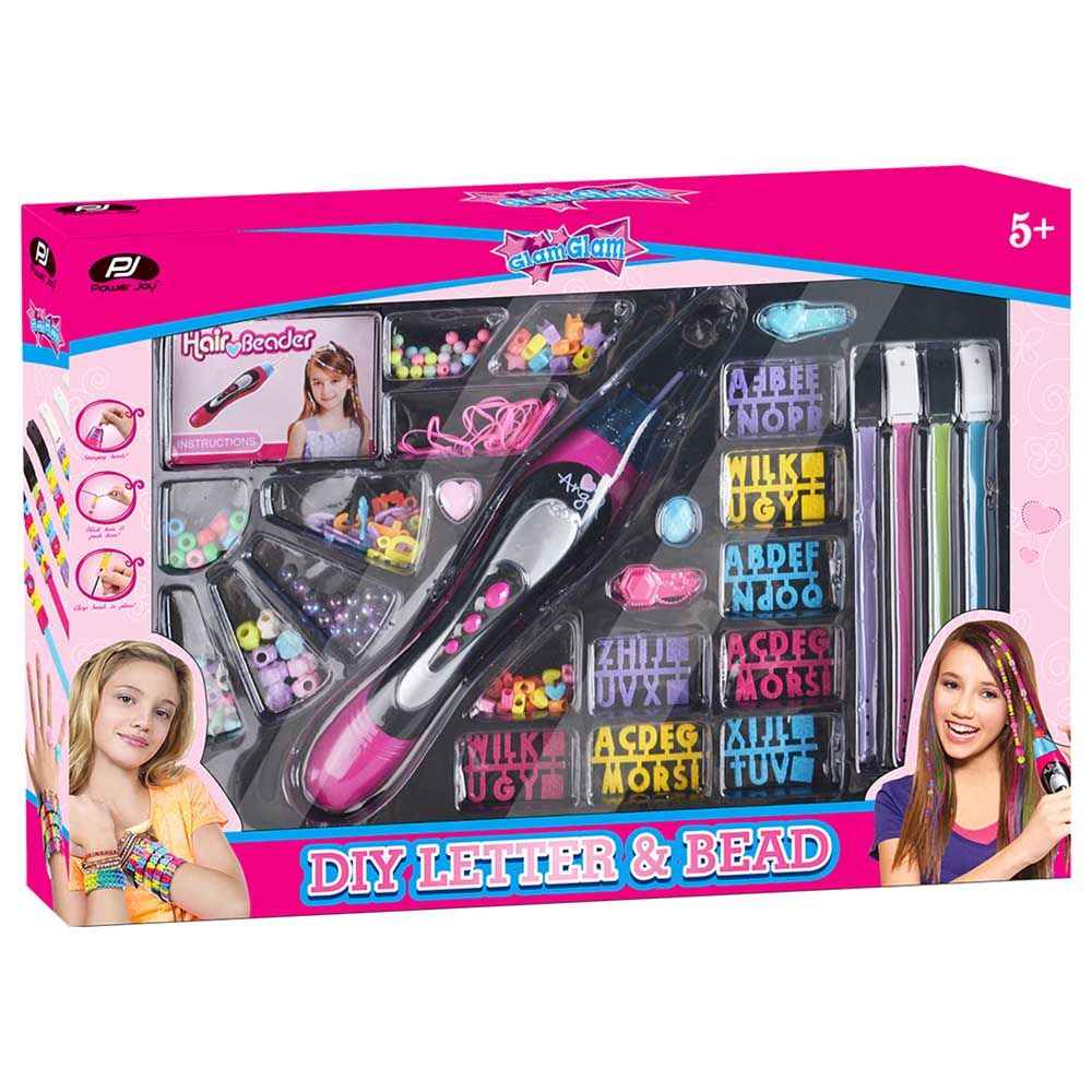 Power Joy - 2-in-1 GlamGlam DIY Letter & Beads Pack