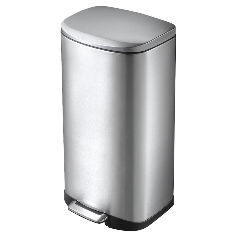 EKO Della Rectangular Step Waste Bin W/ Soft Close Lid 20L