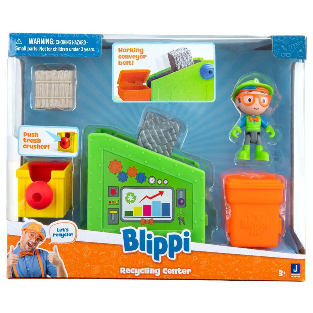 Blippi - Little Recycling Center Playset