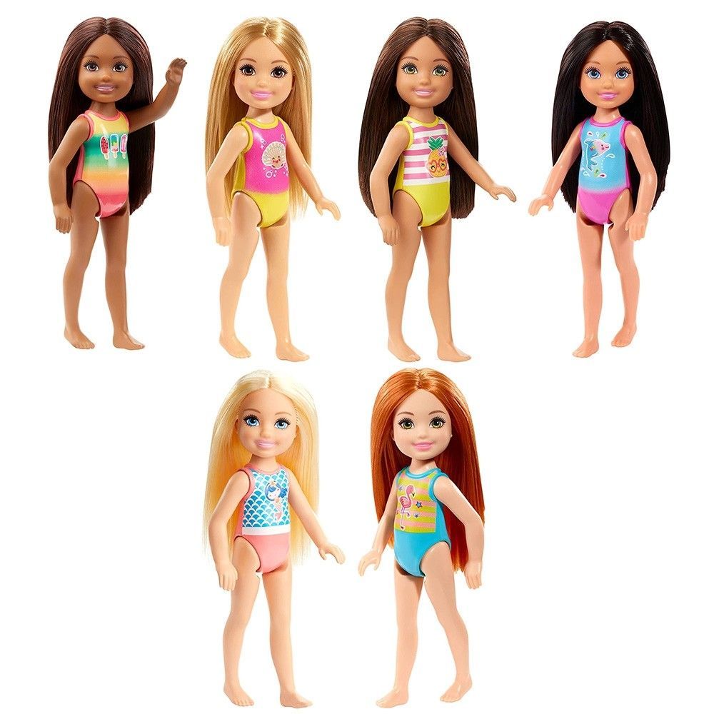 Barbie - Club Chelsea Beach Doll 1pc - Assorted