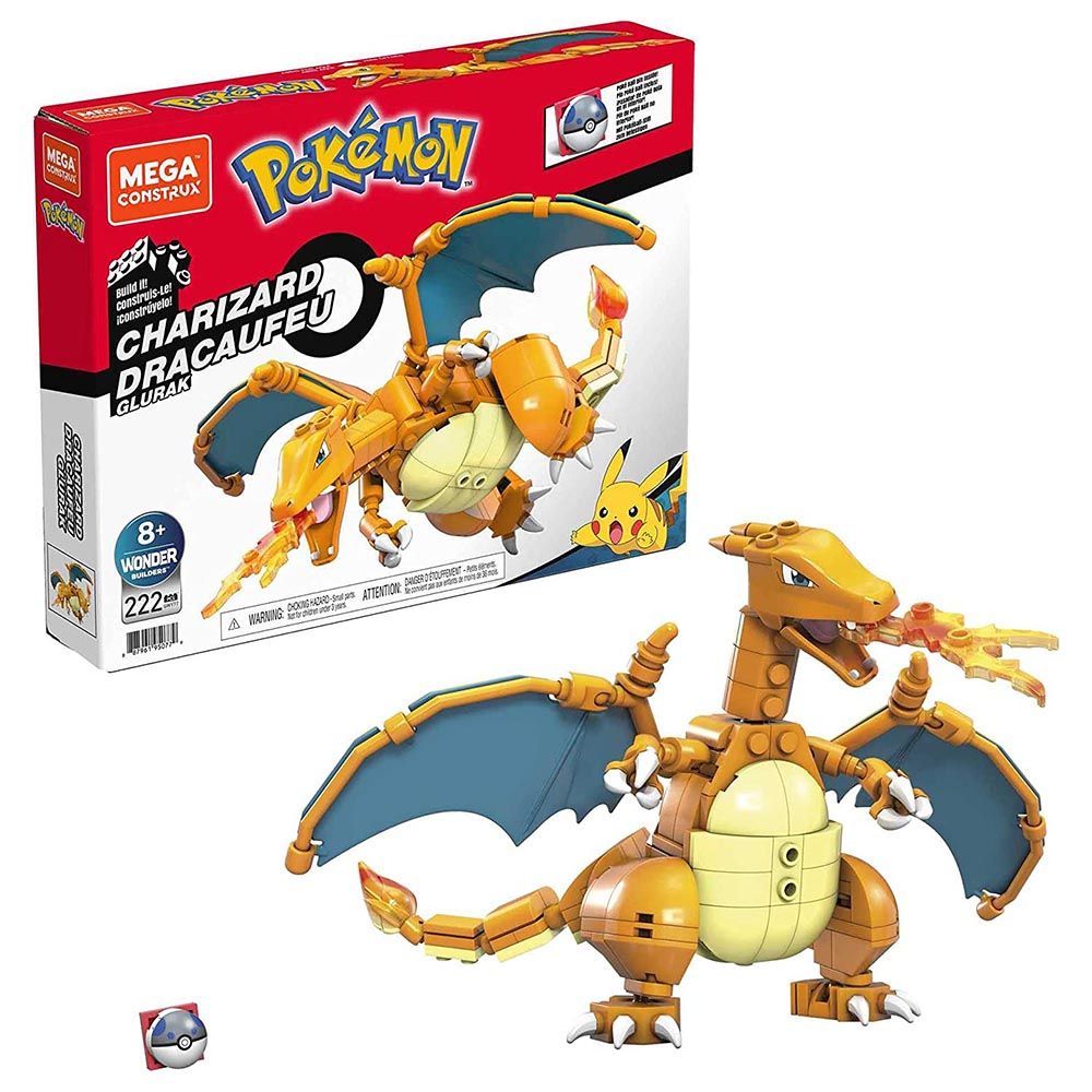 Mega Bloks - Pokemon - Charizard 222pcs