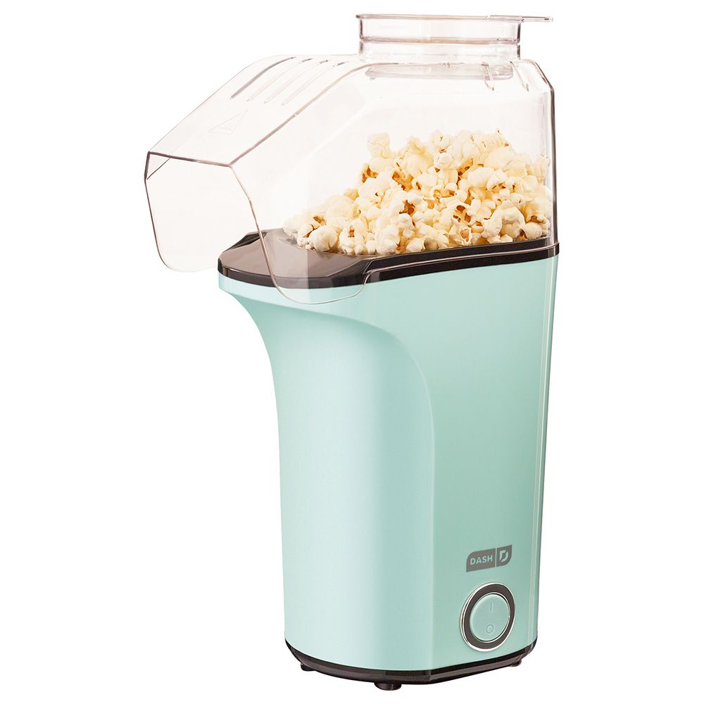 Dash Hot Air Popcorn Maker W/ Measuring Cup 16 Cups, Aqua