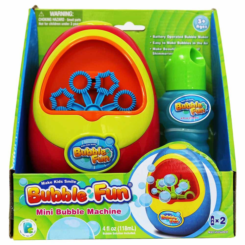 Power Joy - Bubble Mini Machine 4oz - Assorted