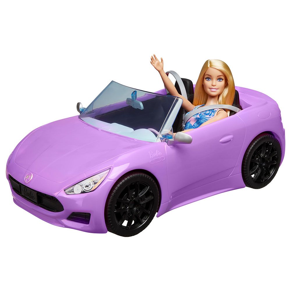 Barbie - Glam Convertible Vehicle w/ Doll